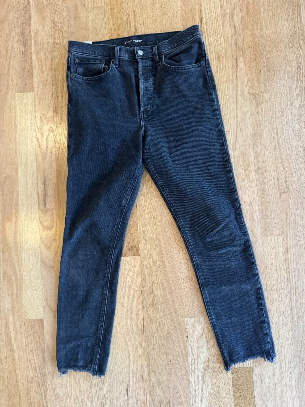 Denim Forum The Yoko High Rise Slim Jeans | Black | Size 29 | Aritzia
